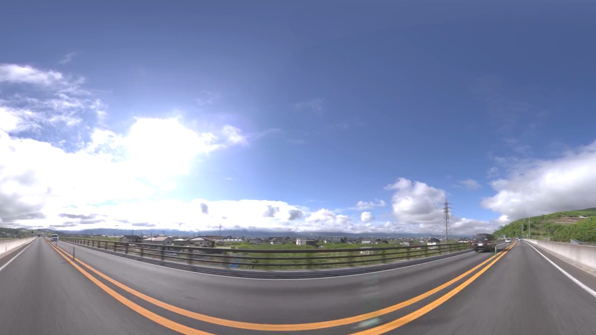 走行/甲府山梨道路　国道140号（昼）