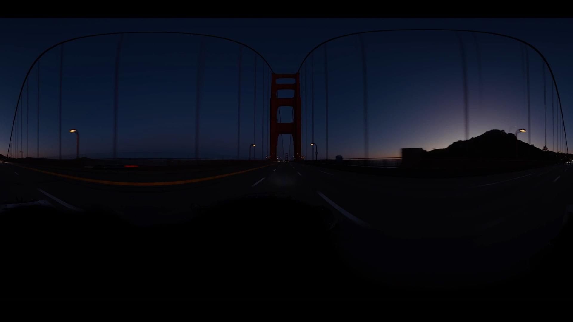 走行/海峡大橋　San Francisco（夕方）