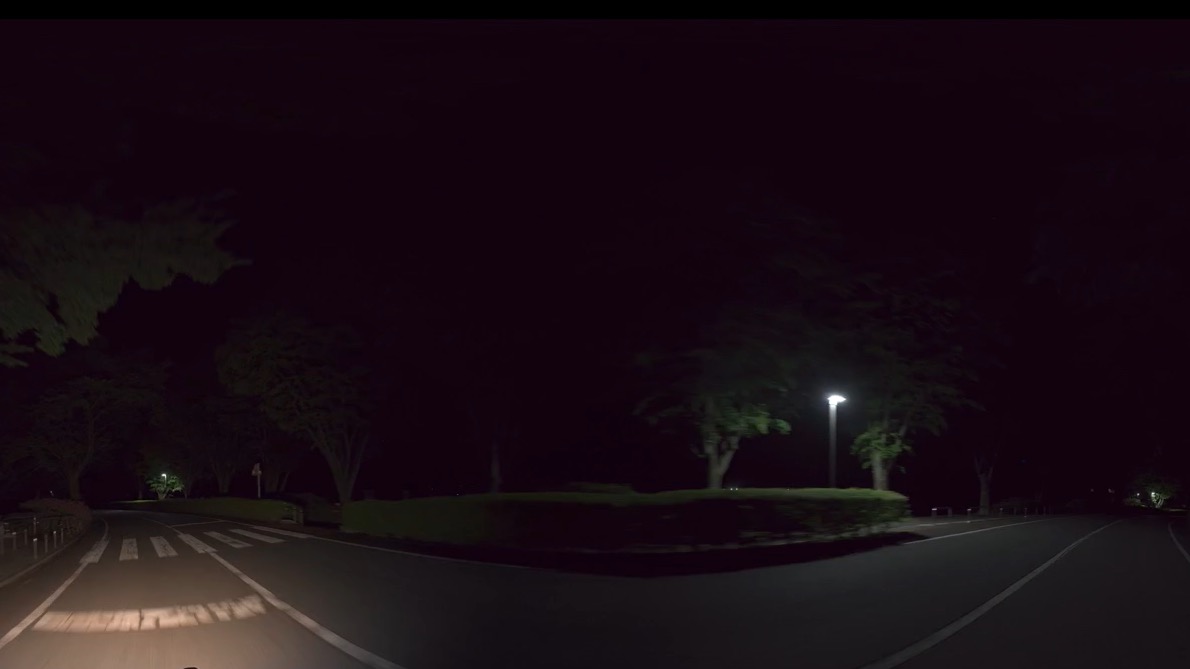 走行/山梨県立 曽根丘陵公園2（夜）