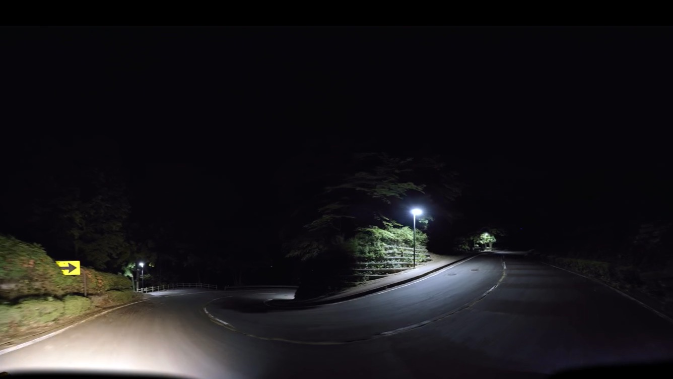 走行/山梨県立 曽根丘陵公園3（夜）