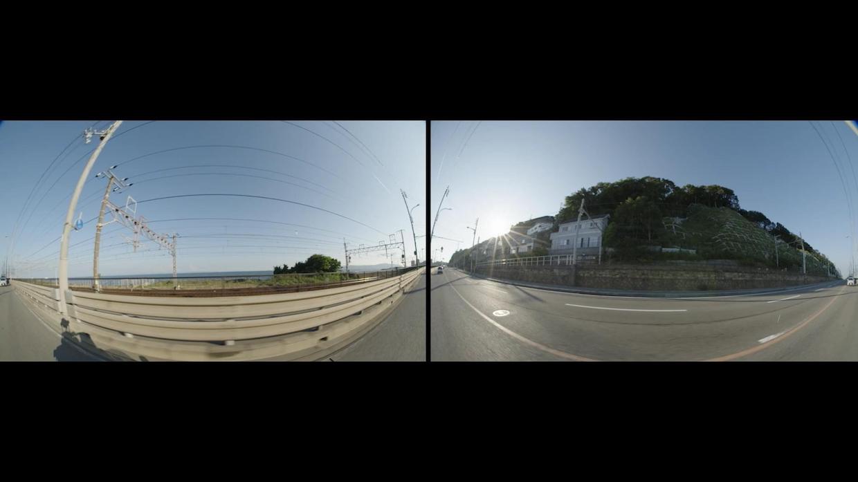 走行/神戸：サンセットロード（夕方）