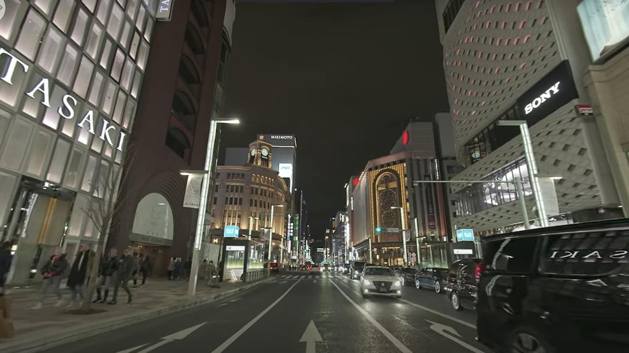 走行/銀座（夜）