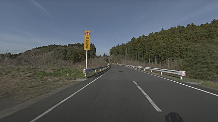 走行/館山の森（夕方）