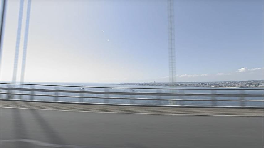 走行/神戸：明石海峡大橋（昼）