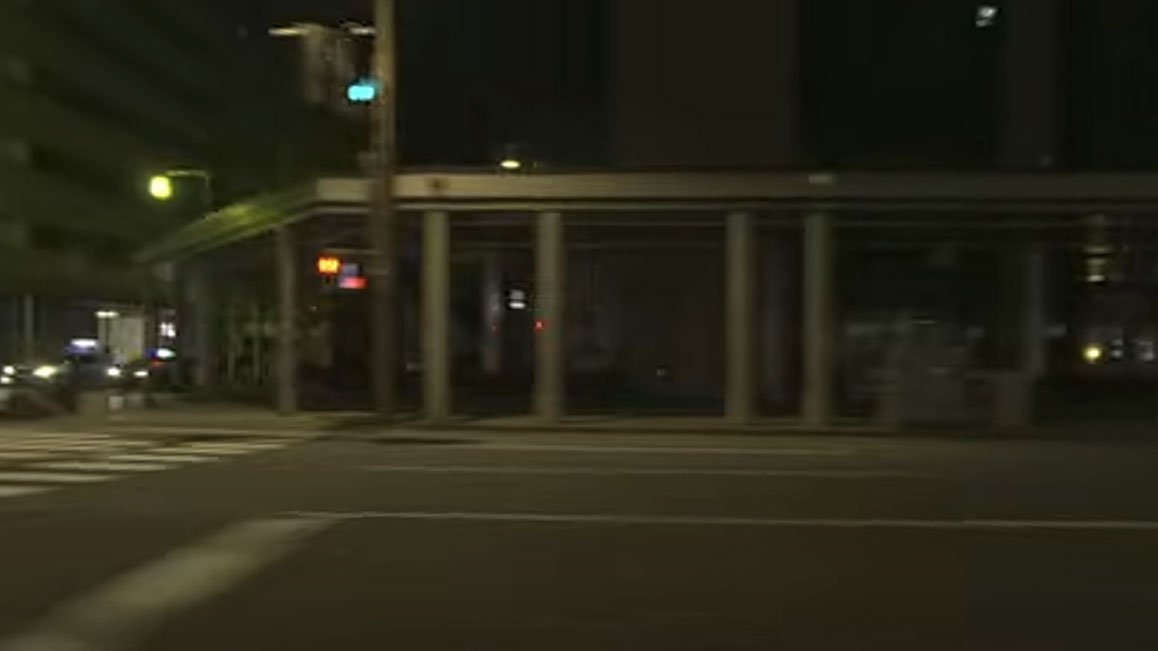 走行/新潟市街地（夜）