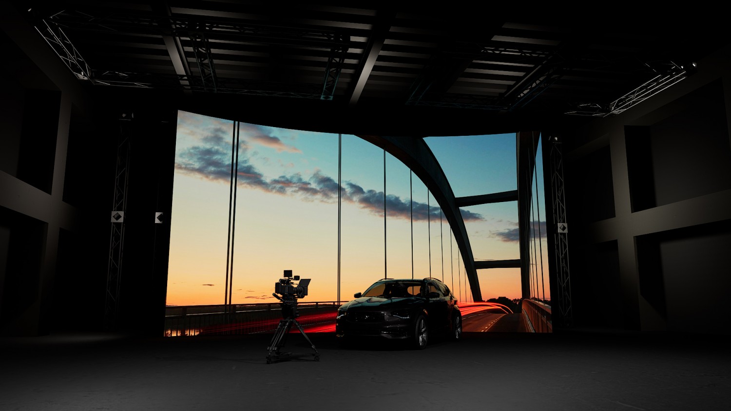 LED Display PLAN A : 12m x 6.5m Curved/2.5°