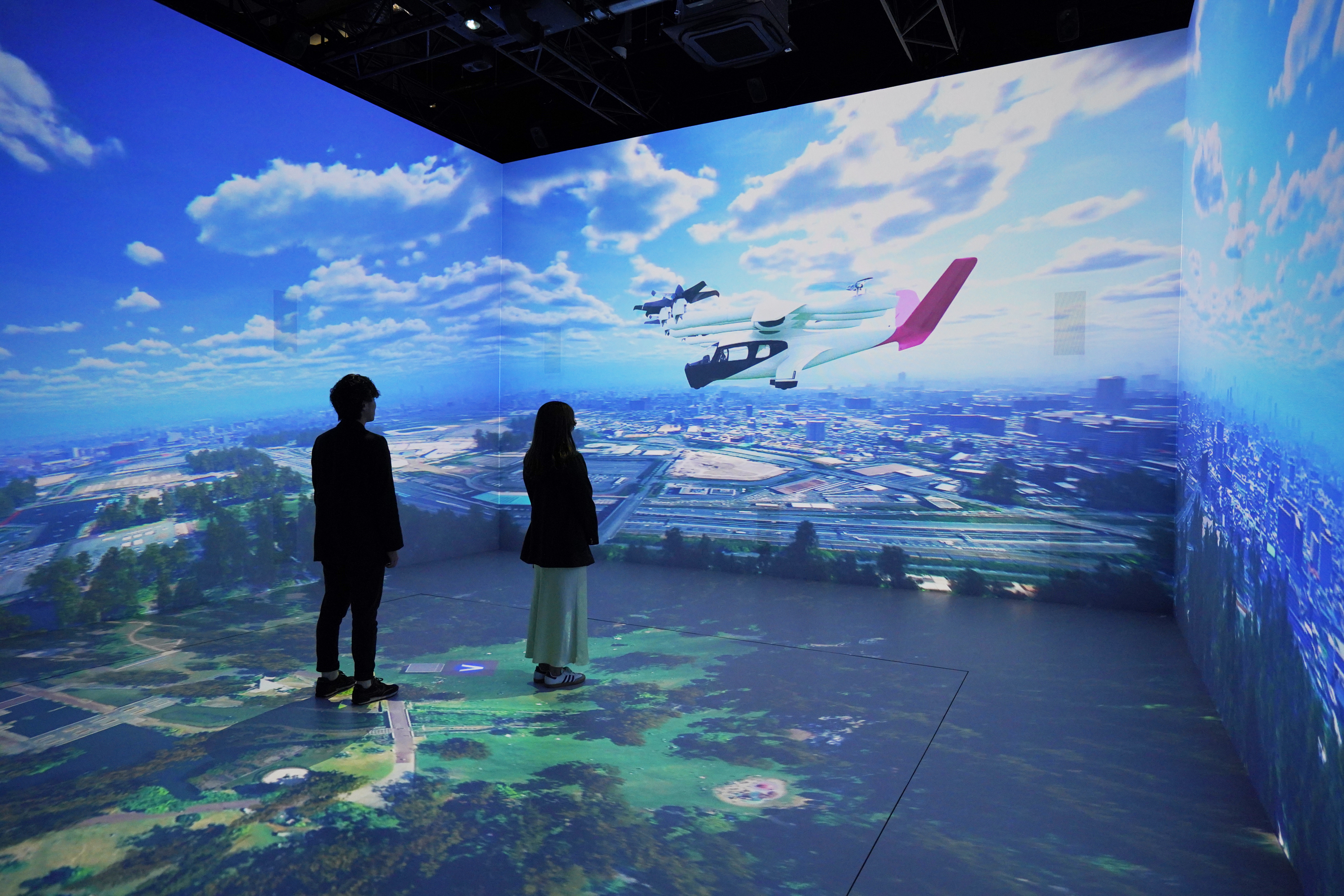 大阪・関西万博：展示施設「空飛ぶクルマ ステーション」内、JAL「そらクルーズ」にて、ソニーPCL独自のイマーシブソリューションを提供