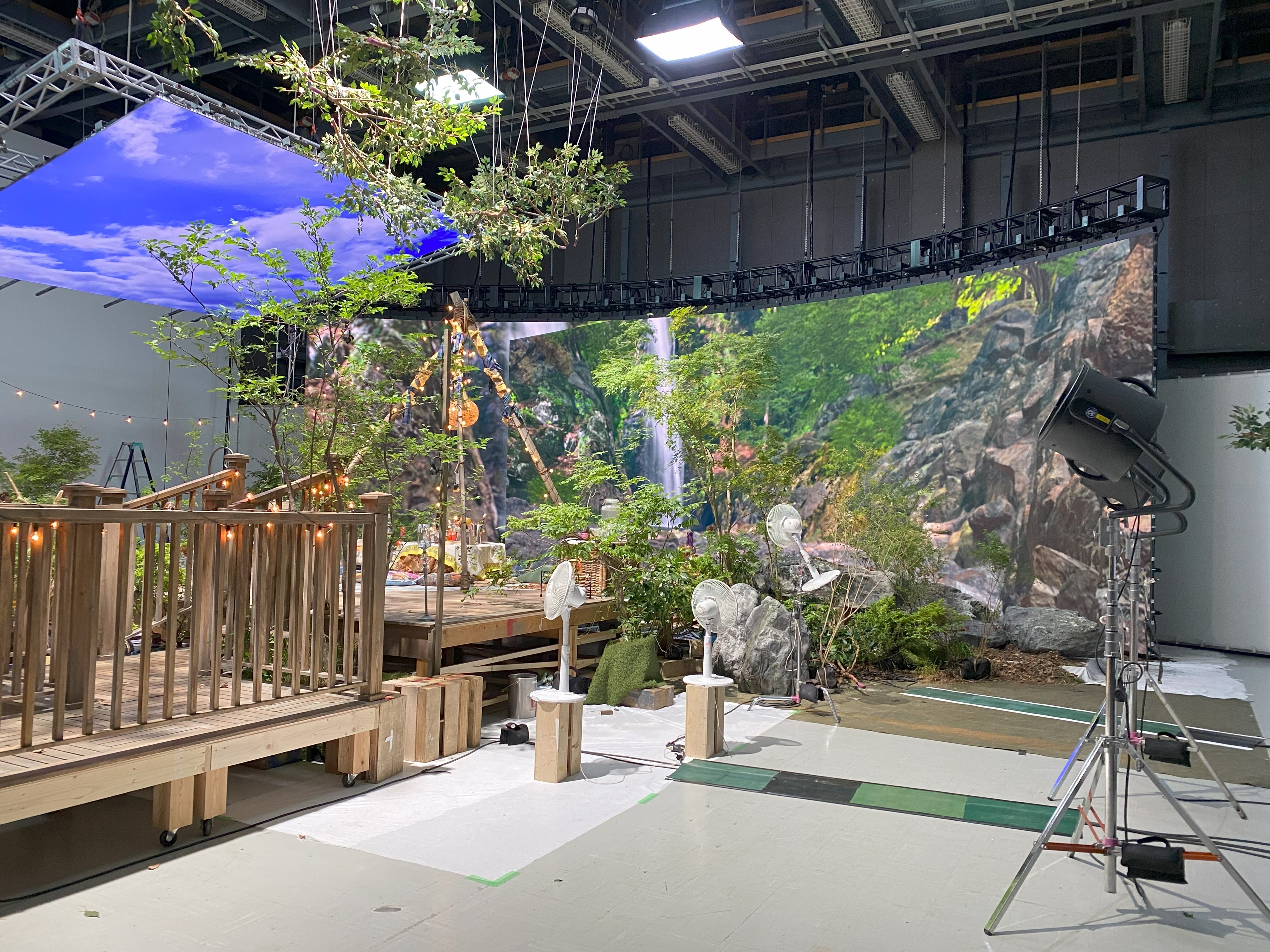 「角川大映スタジオ」バーチャルプロダクションスタジオ